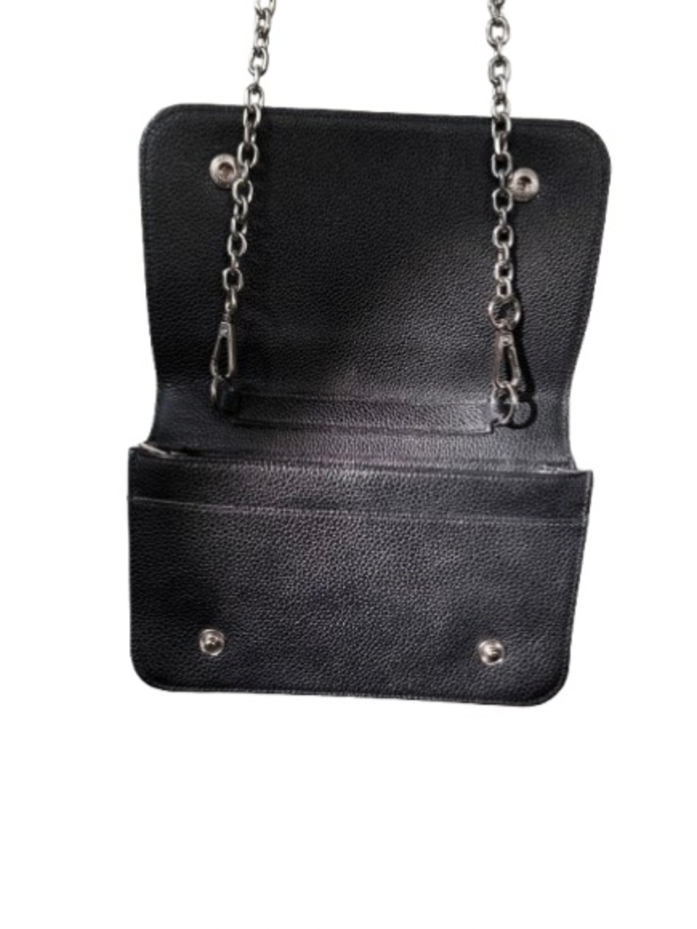 Longchamp Le Foulonné Pebbled Leather Wallet on Chain (WOC) - Picture 5 of 8